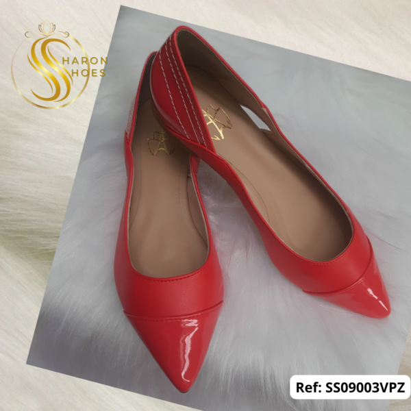 Sapatilha Color Vermelho Verniz - Imagem 2