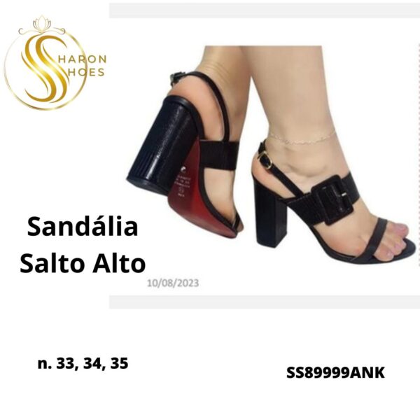 Sandália Fivela Salto - Imagem 2