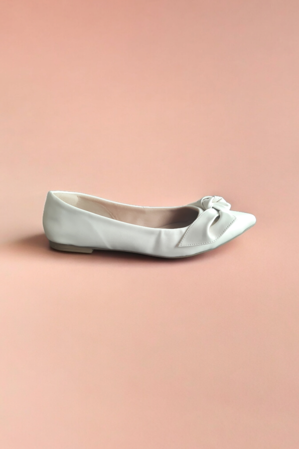 Sapatilha Confort Laço Off White - Imagem 2