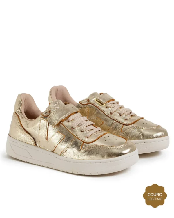 Tênis Style Confort Dourado - Imagem 7