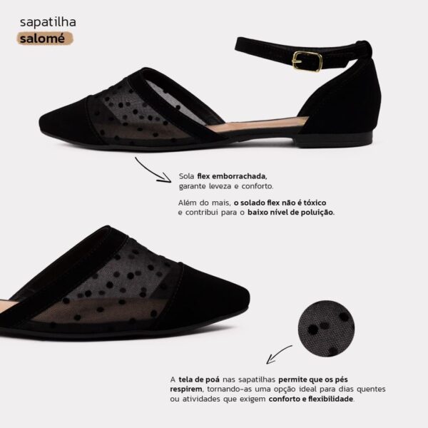 Sapatilha Tela Black - Imagem 4